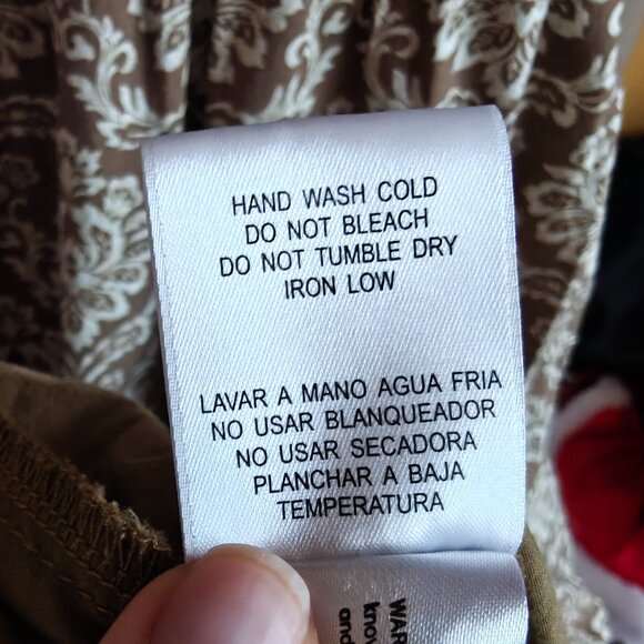 Tuckernuck Hyacinth House Moss Printed Bennett Ruffle Button Front Maxi Dress XS - Picture 10 of 10